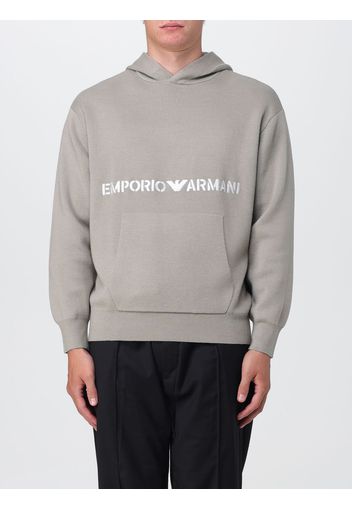 Felpa Emporio Armani in misto lana con logo