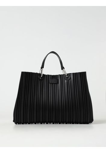 Borsa Emporio Armani in nappa sintetica plissé