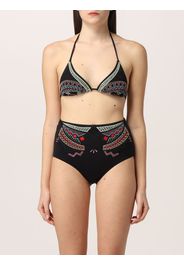 Slip bikini Ermanno Scervino con ricamo a contrasto