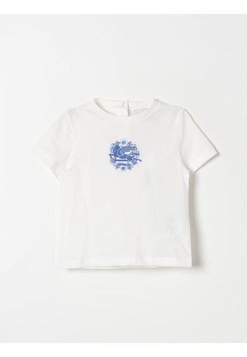 T-shirt Etro kids in cotone con bottoni