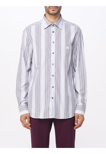 Camicia Etro in cotone a righe con logo