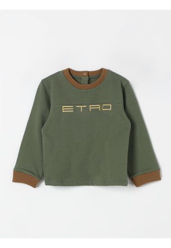 Maglia a girocollo con logo ricamato Etro