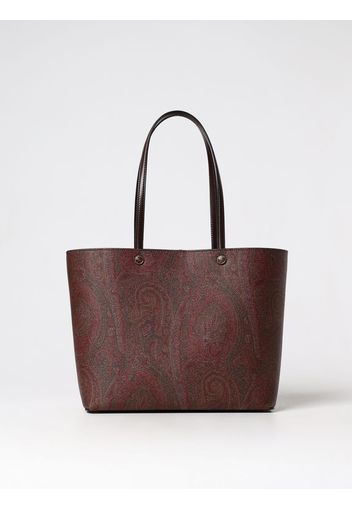 Borsa Etro in cotone spalmato con Paisley all over