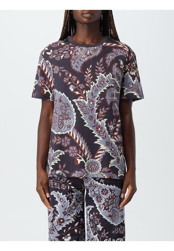 T-shirt Etro in cotone con stampa jacquard