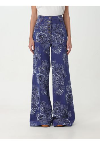 Jeans Etro in cotone con stampa Paisley