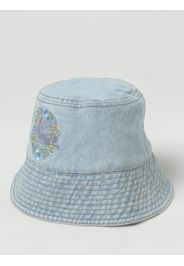 Cappello Etro in denim con ricamo