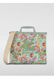 Borsa tote Love Trotter Etro in rafia con ricami