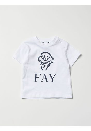 T-shirt Fay in cotone con logo