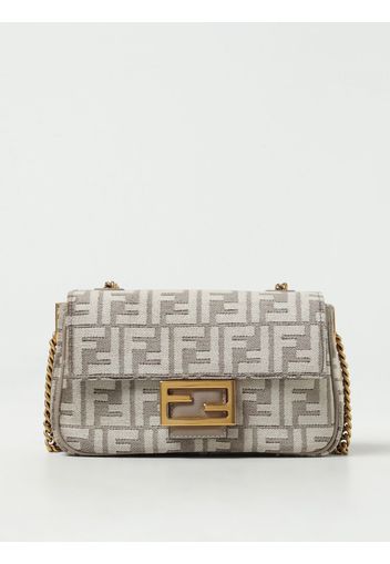 Borsa Baguette Fendi in ciniglia jacquard