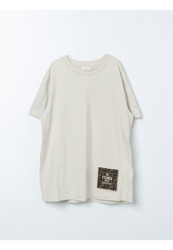 T-Shirt FENDI KIDS Bambino colore Beige