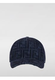 Cappello FF Fendi in denim jacquard