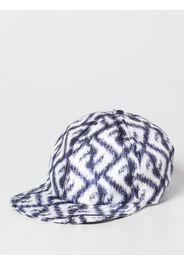 Cappello Fendi in seta con monogram FF all over