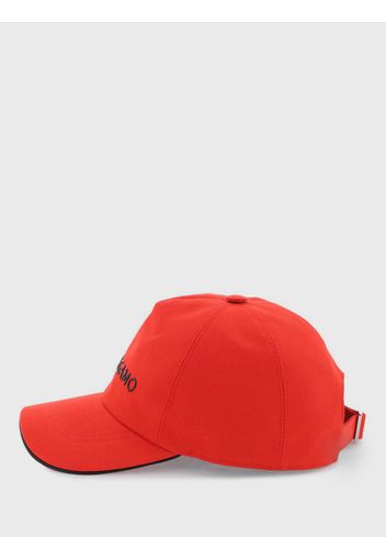 Cappello Ferragamo in canvas di cotone con logo ricamato