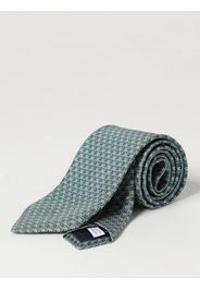 Emporio Armani patterned-jacquard silk tie - Nero