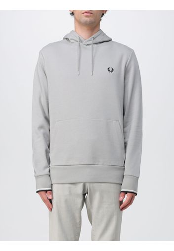 Felpa Fred Perry in misto cotone e nylon con cappuccio