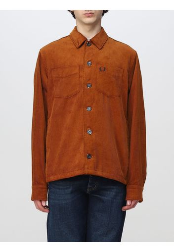 Overshirt Fred Perry in velluto a coste