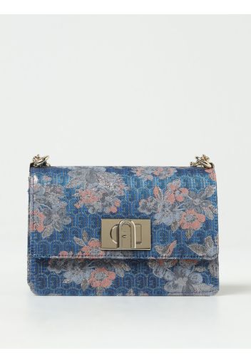 Borsa Furla in tessuto jacquard con tracolla