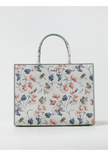 Borsa Opportunity Furla in canvas con stampa floreale all over