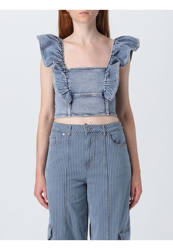 Top Ganni in denim