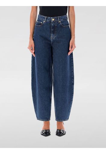 Jeans largo Ganni in cotone organico