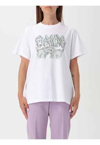 T-Shirt GANNI Donna colore Bianco