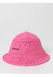 Cappello Ganni in crochet di cotone organico con logo