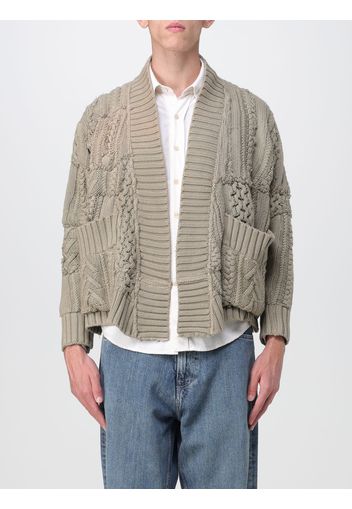 Cardigan Greg Lauren in cotone tricot