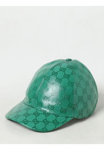 Cappello Gucci in tessuto spalmato con monogram GG all over