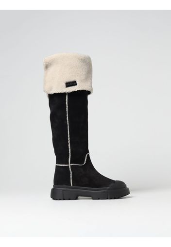 Stivale Hogan in suede e shearling