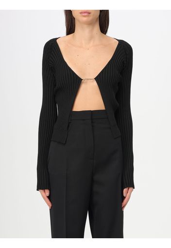 Cardigan Jacquemus in misto viscosa a costine