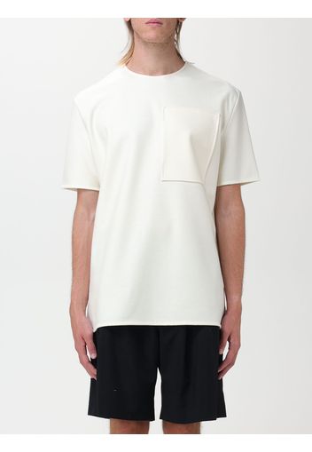 T-shirt Jil Sander in lana con dettaglio zip