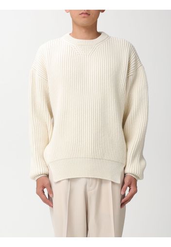 Maglione Jil Sander in lana tricot a coste