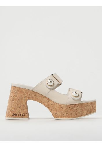 Sandali Con Tacco JIMMY CHOO Donna colore Bianco