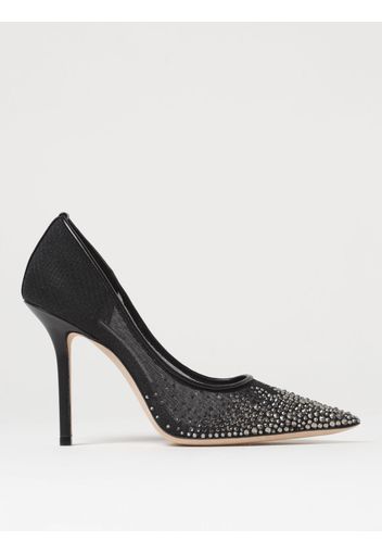 Décolleté Love Jimmy Choo in nylon con strass