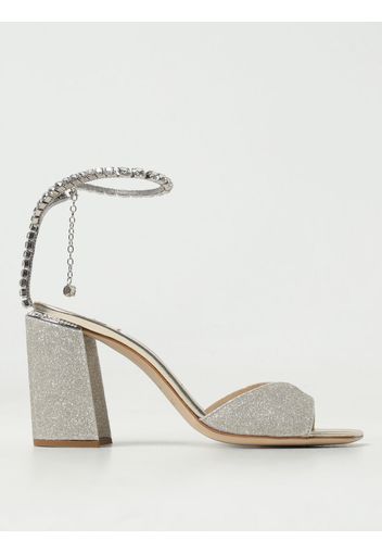 Sandalo Saede Jimmy Choo in tessuto con glitter