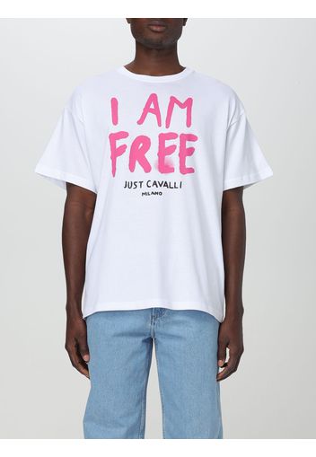 T-shirt Just Cavalli con stampa Slogan