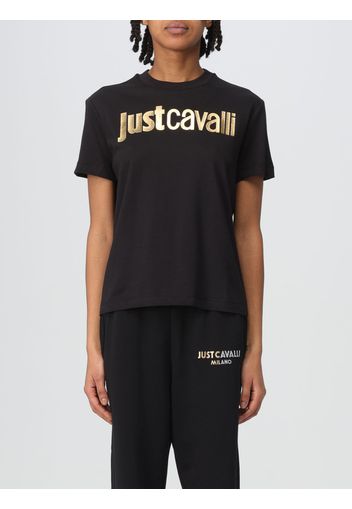 T-shirt Just Cavalli con logo laminato