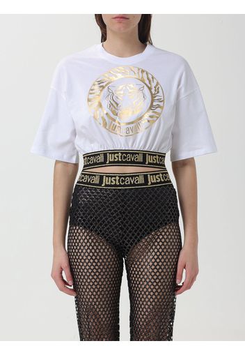 T-shirt cropped Just Cavalli in jersey