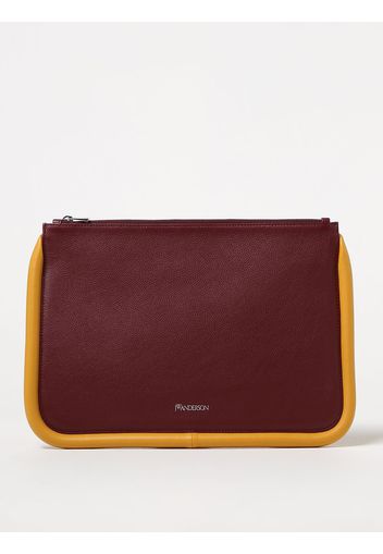 Clutch Bumper-Tube JW Anderson in pelle a micro grana