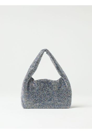 Borsa Kara in maglia con strass