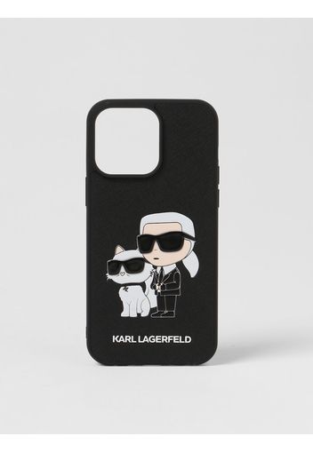 Coveri Phone 14 Pro Karl Lagerfeld in pvc gommato con logo