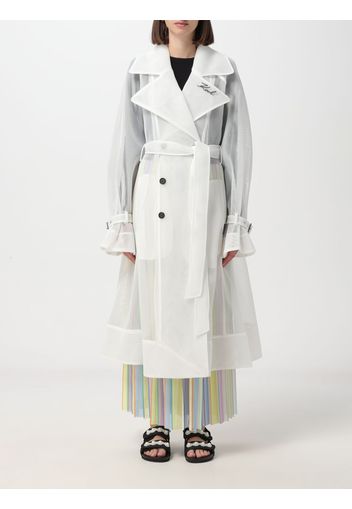 Trench KARL LAGERFELD Donna colore Bianco