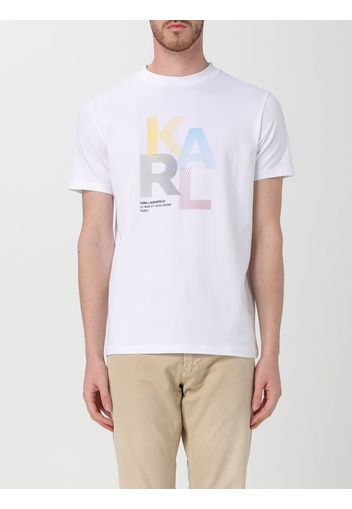 T-Shirt KARL LAGERFELD Uomo colore Bianco