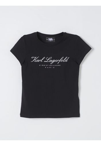 T-Shirt KARL LAGERFELD KIDS Bambino colore Nero