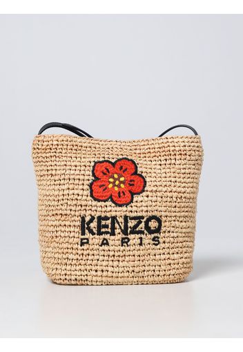 Borsa Boke Flowers Kenzo in rafia