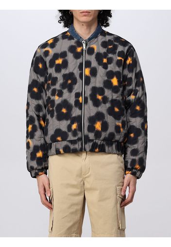 Bomber Hana Leopard Kenzo in nylon trapuntato