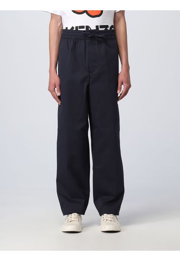 Pantaloni Kenzo in gabardine di cotone