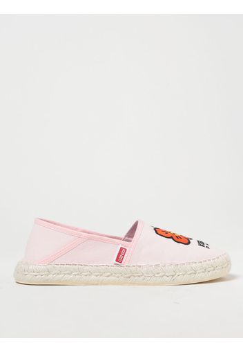 Espadrillas Flower Kenzo in canvas con logo ricamato