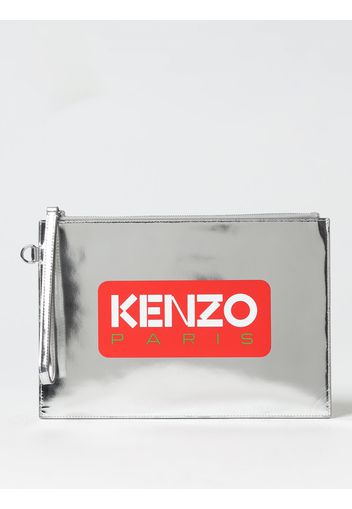 Pochette Kenzo in pelle specchiata