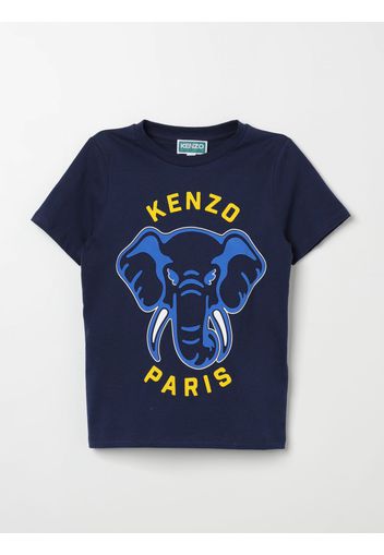 T-Shirt KENZO KIDS Bambino colore Blue